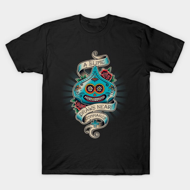 Slime de los Muertos T-Shirt by victorsbeard